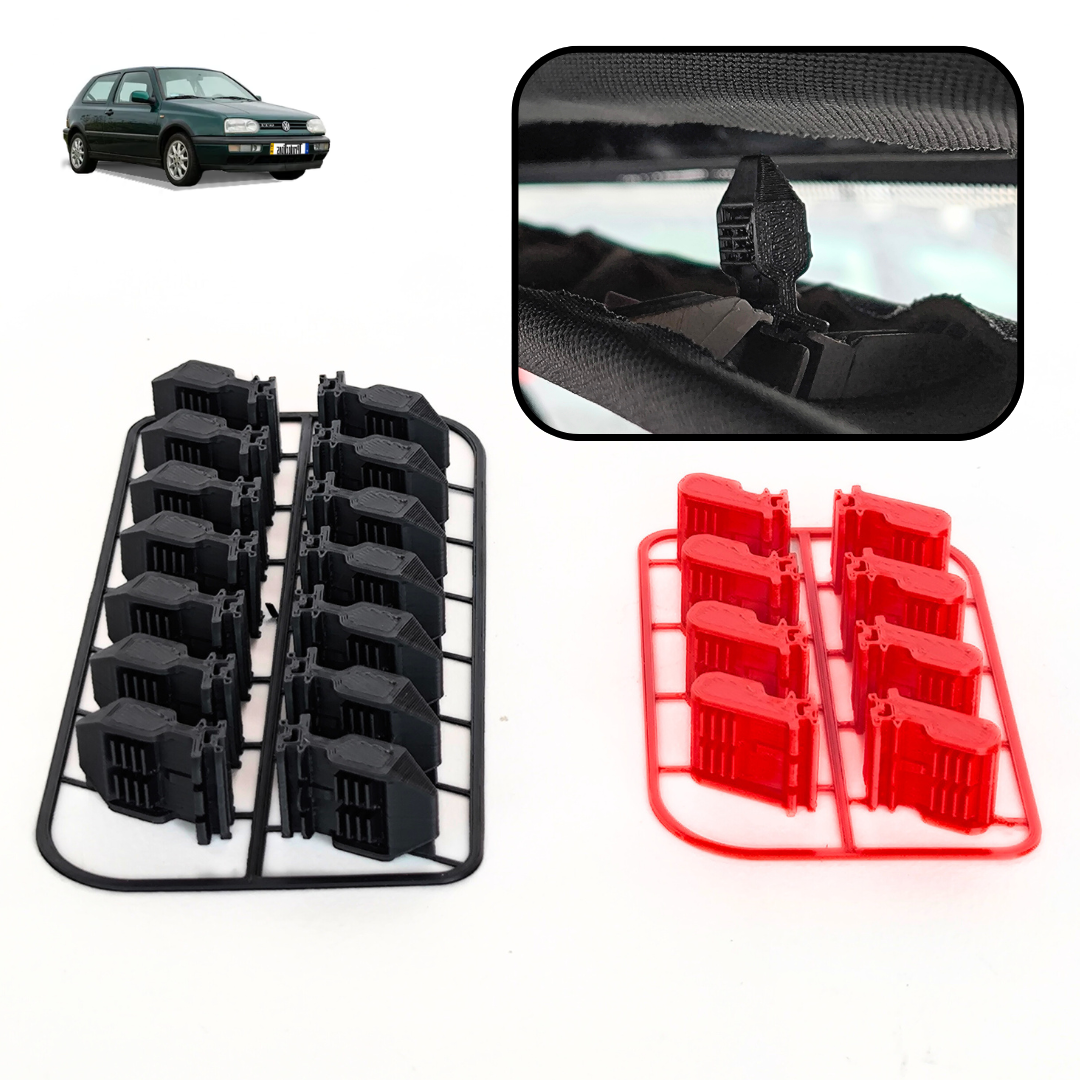 VW Golf MK3 Roof Trim Angled Fasteners